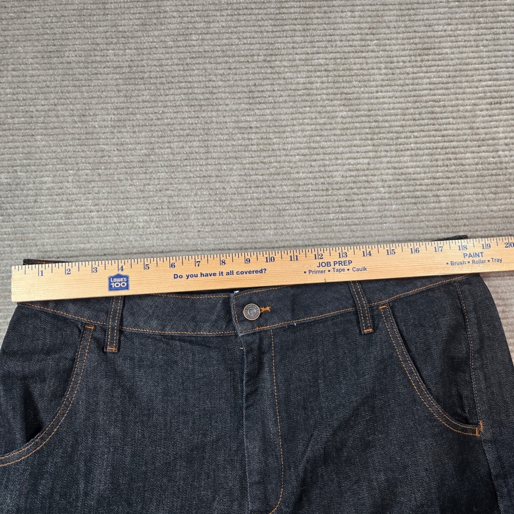 Chico's Women 16R Indigo Blue High Rise Wide Leg Denim Jeans - Picture 6 of 11